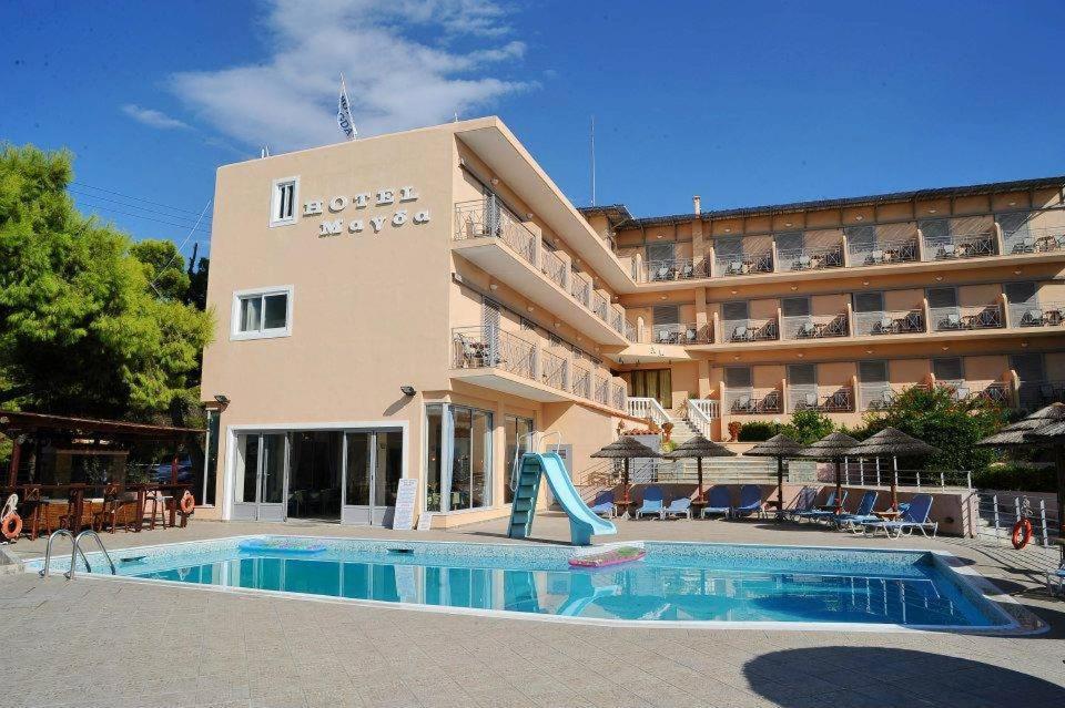 Hotel Magda Agia Marina  Exteriér fotografie